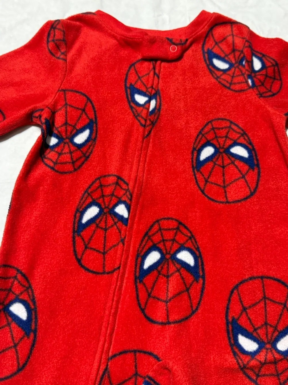 Marvel Spider Man Baby Boy Girl Footie Pajamas Size 12 Months